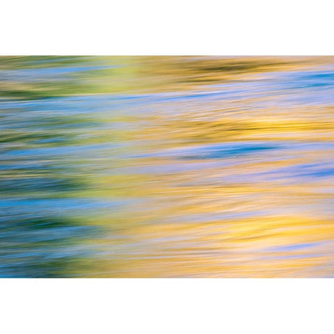 Sunset colors and trees reflecting on Snake River-Grand Teton National Park-Wyoming Black Modern Wood Framed Art Print by Jones, Adam