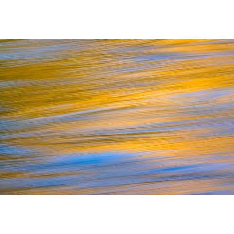 Sunset colors and trees reflecting on Snake River-Grand Teton National Park-Wyoming Black Modern Wood Framed Art Print by Jones, Adam