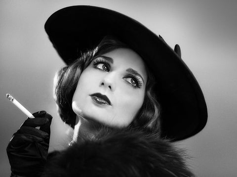 Desy6 White Modern Wood Framed Art Print with Double Matting by Tambe, Peppe