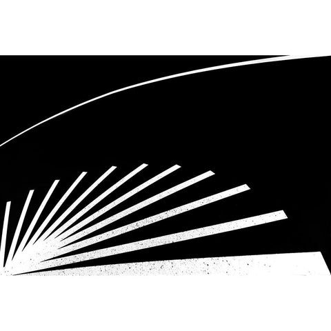 DonT Walk On The Cracks.... Black Modern Wood Framed Art Print by Wride, Linda