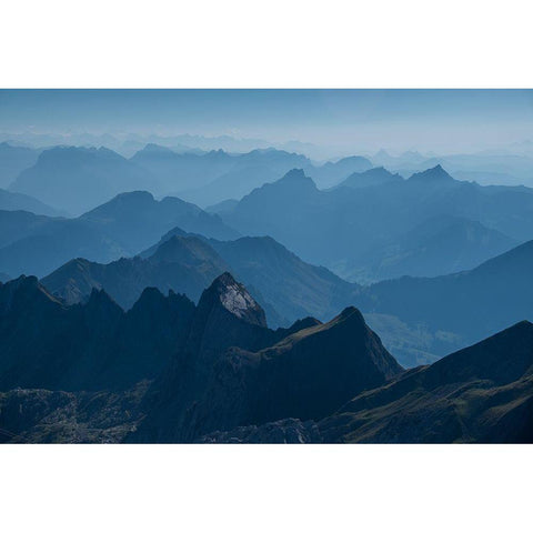 Silberplatten Gold Ornate Wood Framed Art Print with Double Matting by Hennig, Anatol