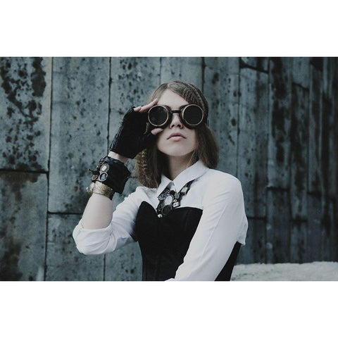 *** Gold Ornate Wood Framed Art Print with Double Matting by Sinyavina, Ksenia