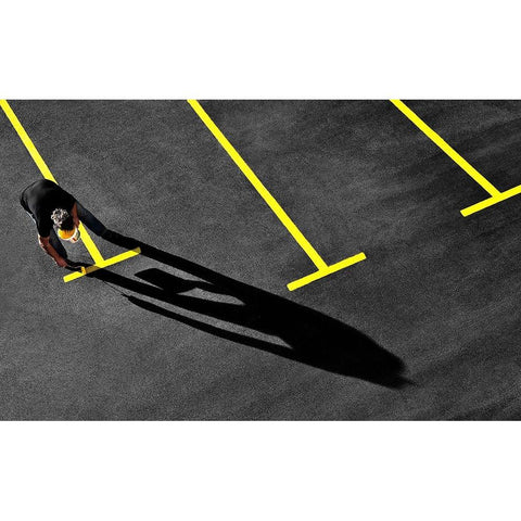 Painter Gold Ornate Wood Framed Art Print with Double Matting by Krivec, Samanta