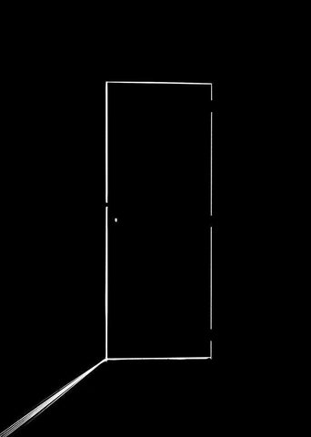 Hopefulness White Modern Wood Framed Art Print with Double Matting by Huybrighs, Marc