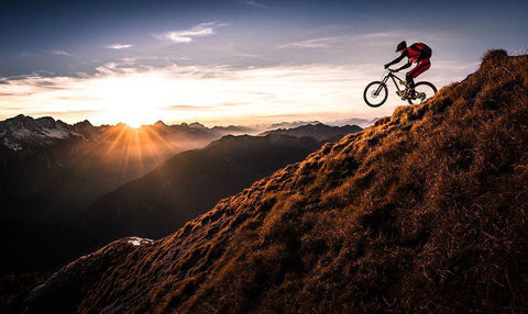 Live The Adventure White Modern Wood Framed Art Print with Double Matting by Bertoncelj, Sandi