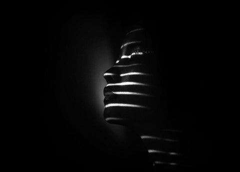 Siputri White Modern Wood Framed Art Print with Double Matting by Yudhi Winarno, Teguh