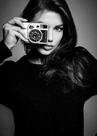 Svetlana Black Ornate Wood Framed Art Print with Double Matting by Clemen, Rod