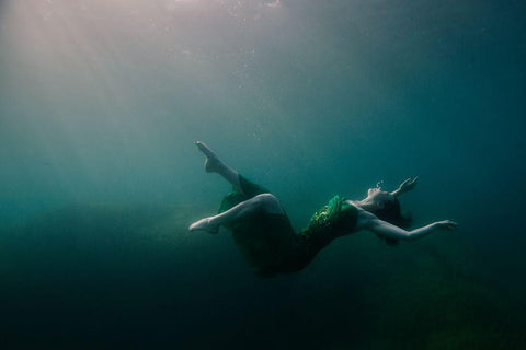 Fall Of Beauty Black Ornate Wood Framed Art Print with Double Matting by Lindner, Michal