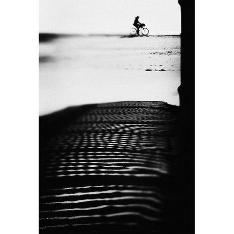 The Girl Who Sold The World Black Modern Wood Framed Art Print by Correia, Rui