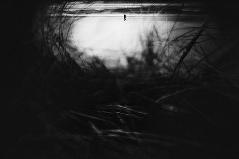 Till I Find You Black Ornate Wood Framed Art Print with Double Matting by Correia, Rui