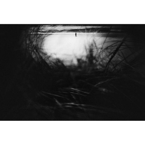 Till I Find You Black Modern Wood Framed Art Print by Correia, Rui