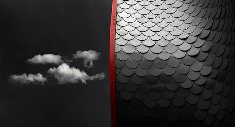 Free White Modern Wood Framed Art Print with Double Matting by Huybrighs, Marc