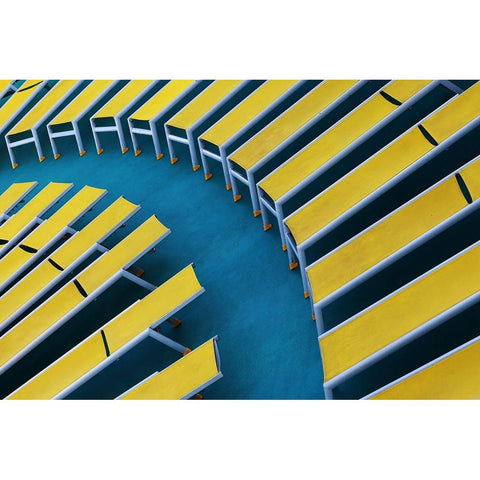 Chill Out White Modern Wood Framed Art Print by Hawerkamp, Hans-Wolfgang