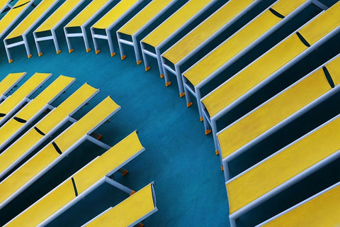 Chill Out Black Ornate Wood Framed Art Print with Double Matting by Hawerkamp, Hans-Wolfgang