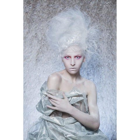 Untitled Black Modern Wood Framed Art Print with Double Matting by Smirnov, Sergei