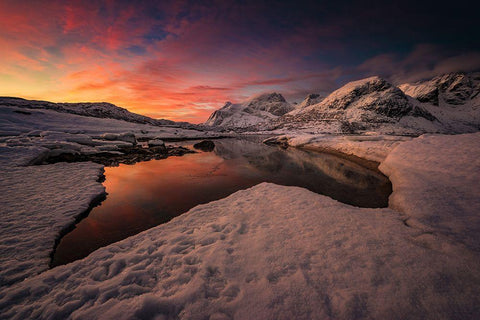 Good Morning Black Ornate Wood Framed Art Print with Double Matting by Hoffmann, Raymond