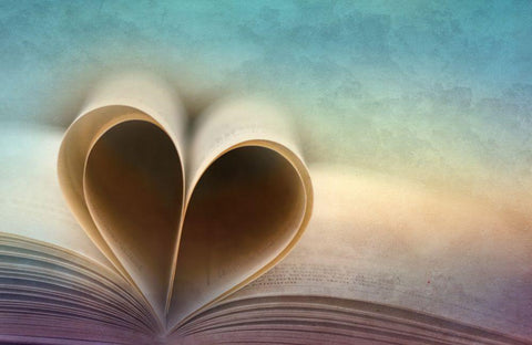 A Love Story White Modern Wood Framed Art Print with Double Matting by Hennen, Marcus