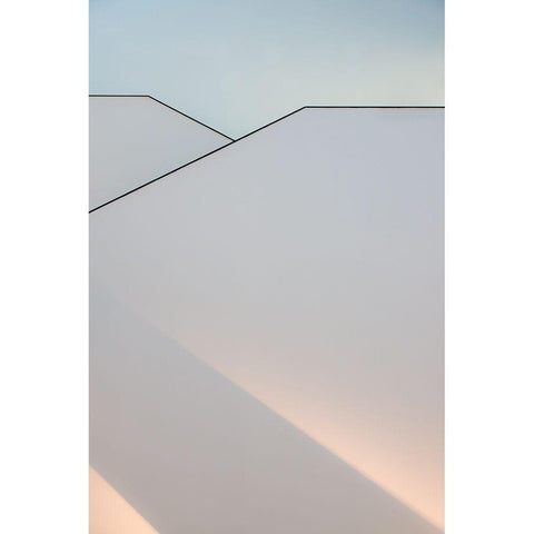 The Play Of Light. Gold Ornate Wood Framed Art Print with Double Matting by Van Son, Greetje