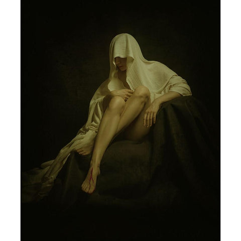 Untitled Black Modern Wood Framed Art Print by Shevchenko, Yuri