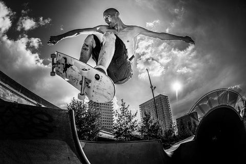 Sam Taeymans Performing At Qden Damq Black Ornate Wood Framed Art Print with Double Matting by Verbiest, Eric