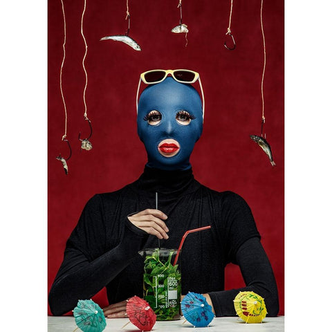 Untitled Black Modern Wood Framed Art Print with Double Matting by Smirnov, Sergei