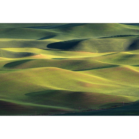 Dream Land Black Modern Wood Framed Art Print with Double Matting by Li, Austin