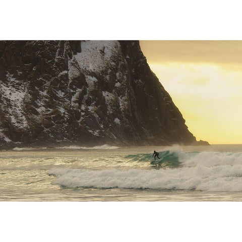 Only The Ocean White Modern Wood Framed Art Print by Croce, Vincent