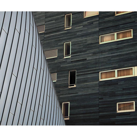 Different Styles. Black Modern Wood Framed Art Print with Double Matting by Verschelden, Harry