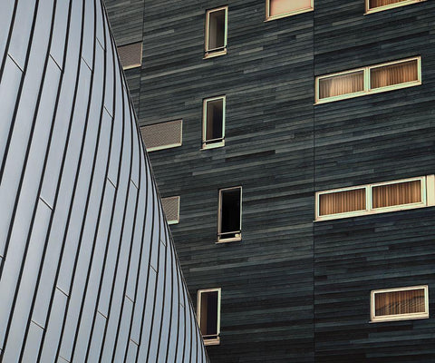 Different Styles. White Modern Wood Framed Art Print with Double Matting by Verschelden, Harry