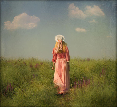 *********** White Modern Wood Framed Art Print with Double Matting by Melik-Nubarova, Svetlana