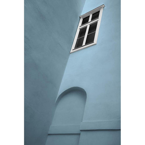 White Window Black Modern Wood Framed Art Print by Claes, Gilbert