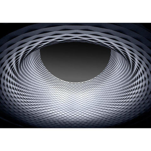 Strukturen Black Modern Wood Framed Art Print by Ohlendorf, Anette