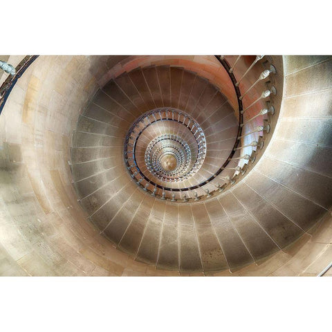 1.618033989... Gold Ornate Wood Framed Art Print with Double Matting by Lenne, Thomas