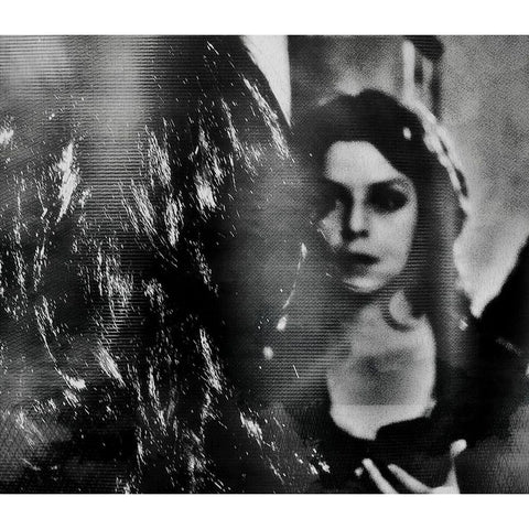 Shadows-Behind Black Modern Wood Framed Art Print by Davidovic, Dalibor