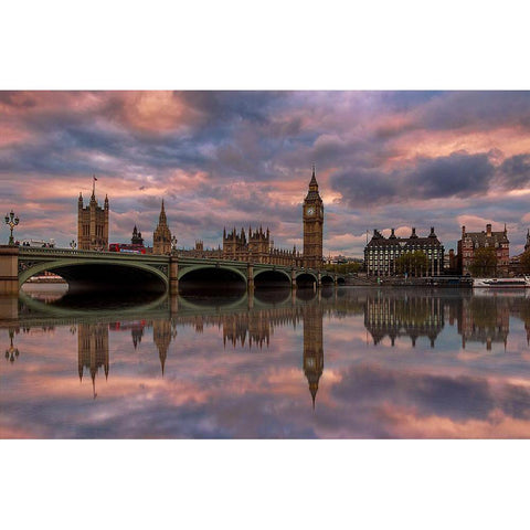 A Sunset To Remember .. White Modern Wood Framed Art Print by Lashin, Ahmed