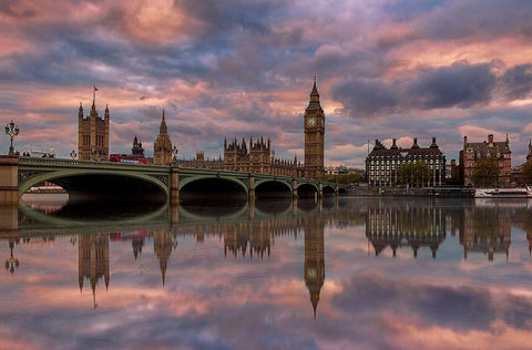 A Sunset To Remember .. White Modern Wood Framed Art Print with Double Matting by Lashin, Ahmed