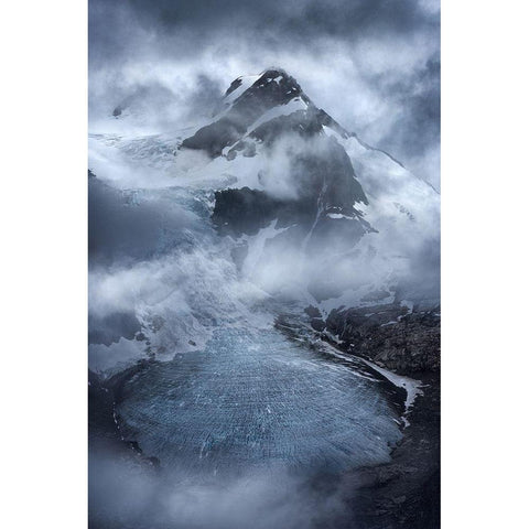 Unbroken Black Modern Wood Framed Art Print by Moore, Chris