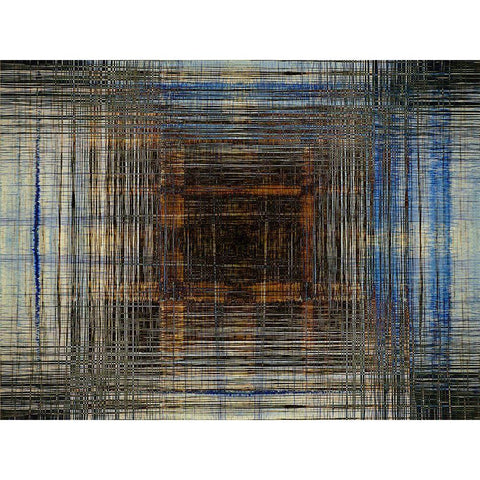 Psychosis Black Modern Wood Framed Art Print with Double Matting by Domont, Jois
