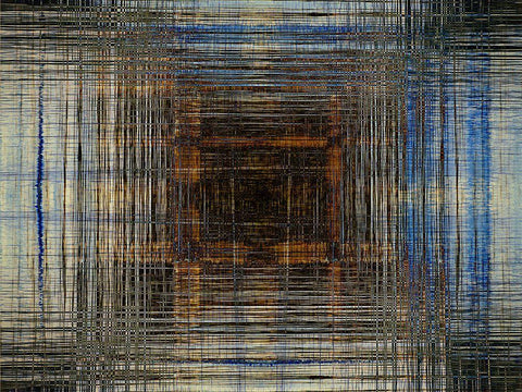 Psychosis Black Ornate Wood Framed Art Print with Double Matting by Domont, Jois