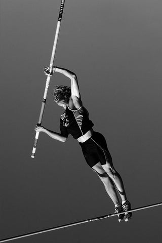 Force Of Desire II. White Modern Wood Framed Art Print with Double Matting by Kravanja, Jure