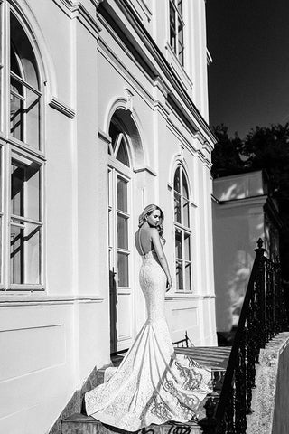 Janina White Modern Wood Framed Art Print with Double Matting by Krystynek MQEP, Martin