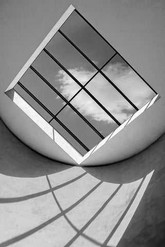 The Storm Is Here.... Black Ornate Wood Framed Art Print with Double Matting by Castro, Joao