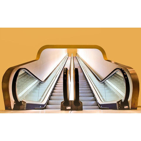 Im Stedelijk Museum Amsterdam Gold Ornate Wood Framed Art Print with Double Matting by Ohlendorf, Anette