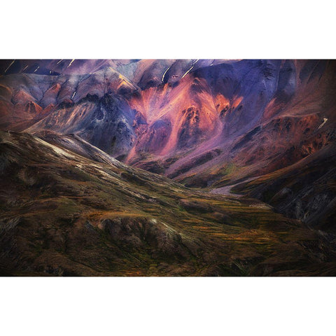 Untitled Black Modern Wood Framed Art Print by Chopra, Atul
