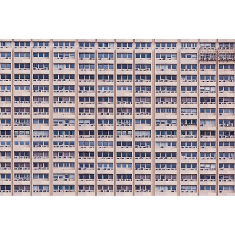 Their Home Black Modern Wood Framed Art Print with Double Matting by Her, Heung-mu