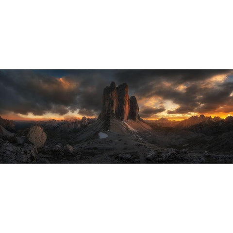 _^^^_ Black Modern Wood Framed Art Print by Martin Castan, David