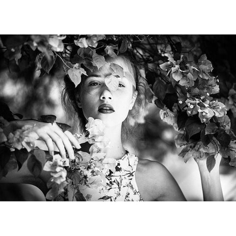 Afternoon Black Modern Wood Framed Art Print by Matsunaga, Toru