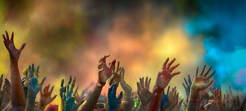 Hands Black Ornate Wood Framed Art Print with Double Matting by Bunjamin, Antonyus