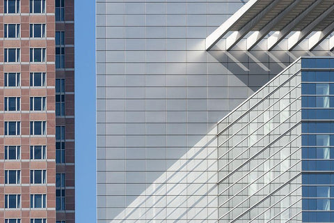 Facades Black Ornate Wood Framed Art Print with Double Matting by Bauer, Andreas