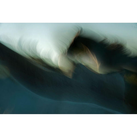 Untitled White Modern Wood Framed Art Print by Malovrh, Milan